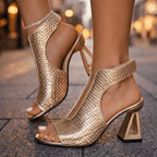 CapeRelief™ Charlize Leather Sculpt Heels