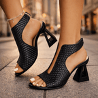 CapeRelief™ Charlize Leather Sculpt Heels