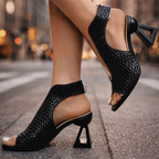 CapeRelief™ Charlize Leather Sculpt Heels