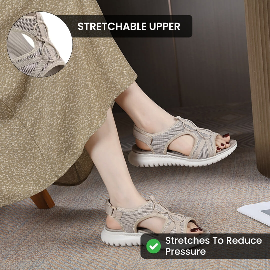 CapeRelief™ Aria Orthopedic Slide Sandals – Cushioned Support & Pain Relief (All-Day Comfort)