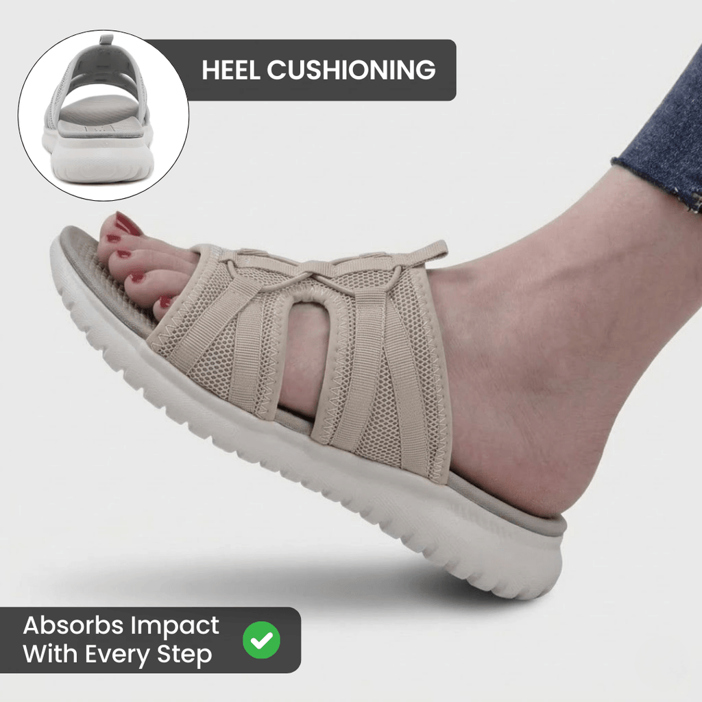 CapeRelief™ Aria Orthopedic Slide Sandals – Cushioned Support & Pain Relief (All-Day Comfort)