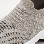 Breathable No-Tie Stretch Shoes - Khaki