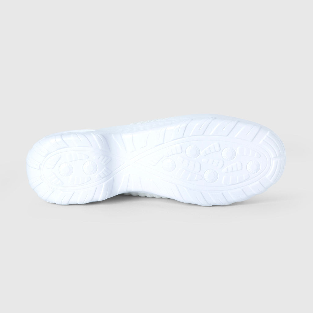 Breathable No-Tie Stretch Shoes - White