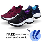 CapeRelief™ 3-Pair Healthcare Worker's Favorite Ortho Shoe Bundle + FREE Compression Socks (Save 70%)