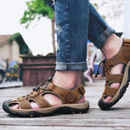 Men's High-Altitude Ortho Heel Strap Sandals - Espresso