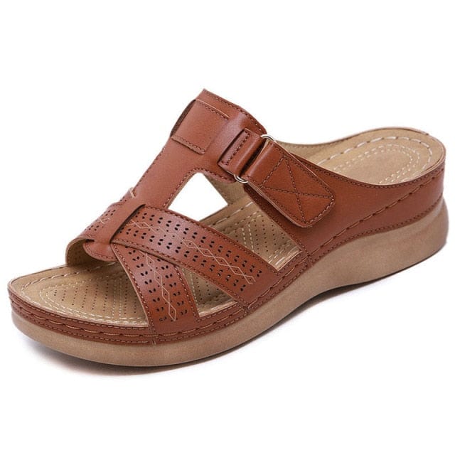 CapeRelief™ Aria Orthopedic Slide Sandals – Cushioned Support & Pain Relief (All-Day Comfort)