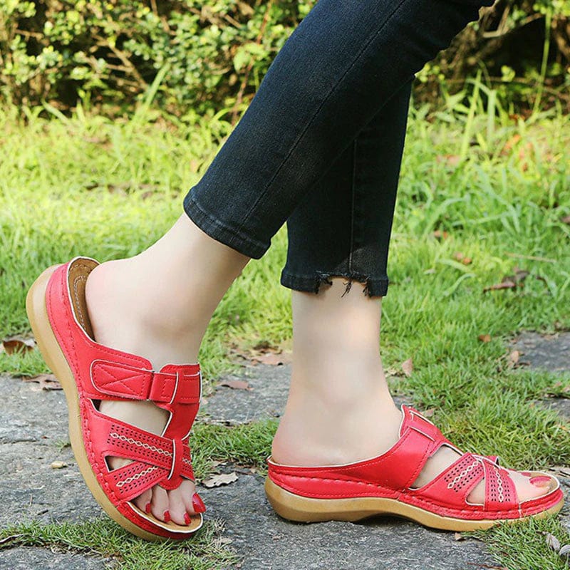 CapeRelief™ Aria Orthopedic Slide Sandals – Cushioned Support & Pain Relief (All-Day Comfort)