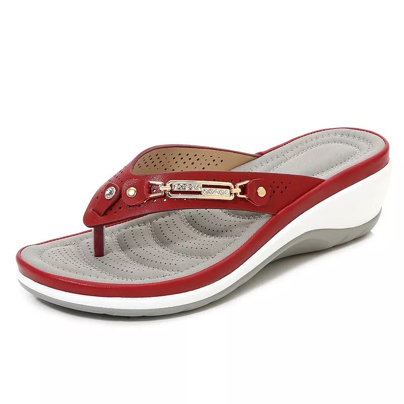 CapeRelief™ Orthopedic Arch Support Soft Cushion Leather Sandals — Walk Pain-Free in Total Comfort
