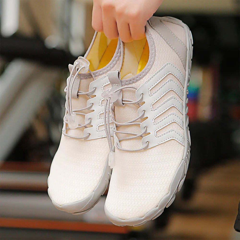 White Gray Trail V-Runner Pro - Universal Non-Slip Barefoot Shoes (UNISEX)