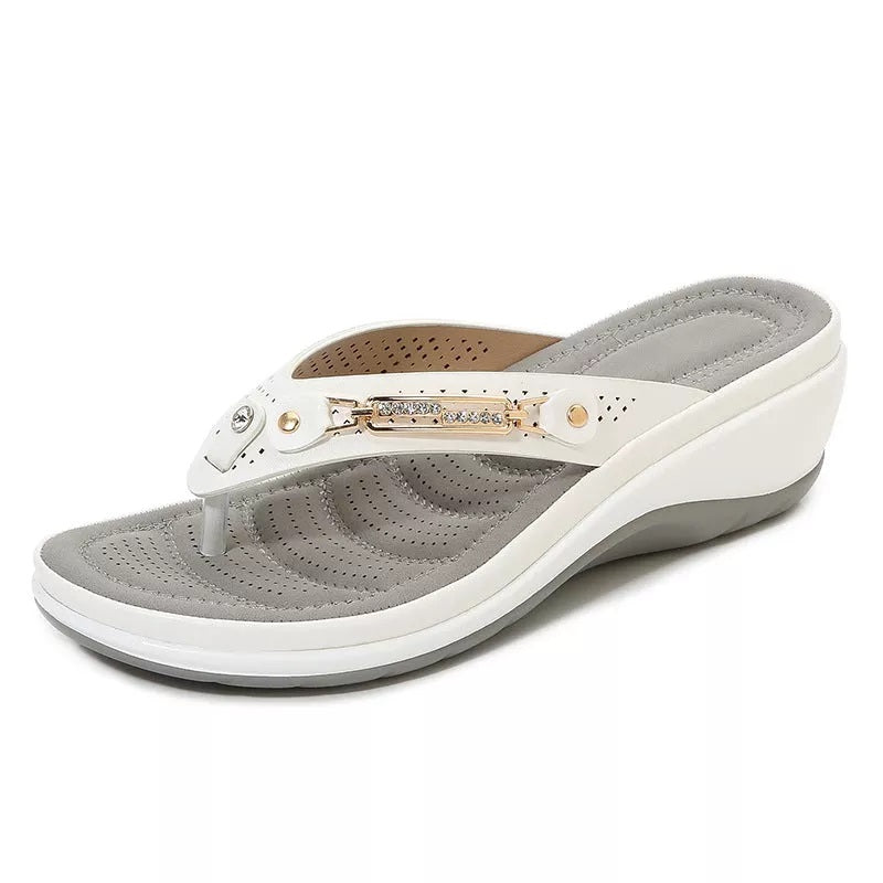 CapeRelief™ Orthopedic Arch Support Soft Cushion Leather Sandals — Walk Pain-Free in Total Comfort